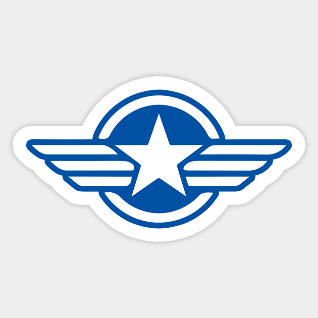 White Star Wings Sticker by Doc Multiverse Designs